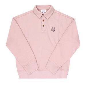 메종키츠네 OM00211KM0001 0172 볼드 폭스 헤드 패치 폴로 남성 맨투맨