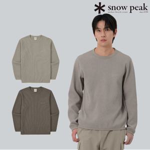 스노우피크 S25FMTHT16 와플 맨투맨