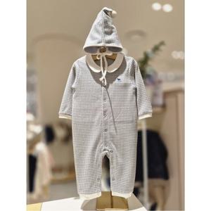 블루독베이비 10 25FW (GR)클래식체크세트우주복 (45C7004113)