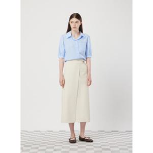 [CC콜렉트] 백 스트랩 스트라이프 셔츠 (C253MSC014)