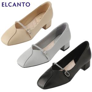 [엘칸토]여성 스퀘어토우 미들 펌프스 LCWD29U513