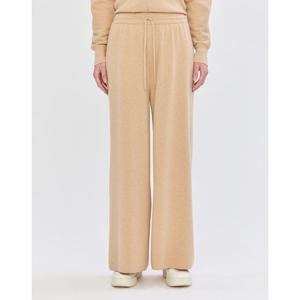 질스튜어트 뉴욕 여성 25SS 시즌오프 베이지 멜란지 울캐시미어혼방 니트팬츠 JSPA5A110I2