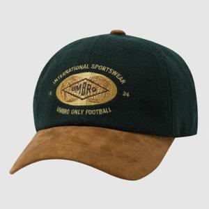 M 엄브로모자 CQK UP423CCPO4-DGN 울 컬러블럭 캡 DARK GREEN