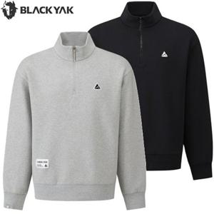 블랙야크 남성 가을 등산 아웃도어 긴팔티셔츠 폴라텍 파워드라이 집업 긴팔티1 1BYZTFU001SV