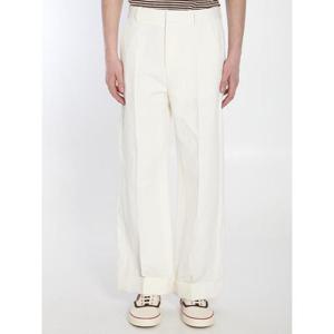 발렌티노 가라바니 스트레이트 팬츠 6V3RBJ70 WHITE