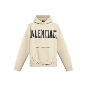 발렌시아가 후드 티셔츠 744441 TSV869501 Beige