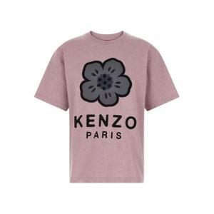 겐조 반팔 티셔츠 FF65TS4574SI 30 HEAVY JERSEY ROSE