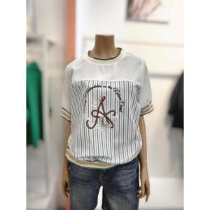 수스 세이브존02 시보리배색  블라우스 S253BBL860