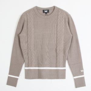 M PXG골프긴팔티 UQC PIFPW4110-05 WOMEN CABLE MIXED SWEATER