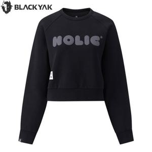 블랙야크 여성 긴팔티셔츠 클라이밍 홀릭 미드기장 맨투맨2 1BYSSFU501BK