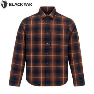 블랙야크 남성 가을 등산 아웃도어 약기모 긴팔셔츠 플란넬 체크 셔츠1 1BYYSFU002DO