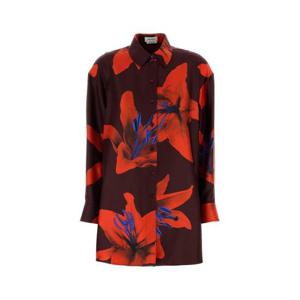 알렉산더 맥퀸 미디 원피스 819016QCALY 5131 BURGUNDY