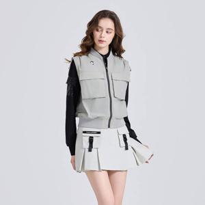 챌린저 여성 빅포켓 드랍숄더 블루종핏 스타디움 베스트 그레이_CHE3WVT5710GY