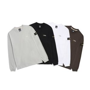 내셔널지오그래픽 N253UTS901 세미오버핏 롱 슬리브 티셔츠 4종택 1