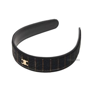 [셀린느] FW25 여성 스트라이프 헤드밴드 461OD3PCB 38GS