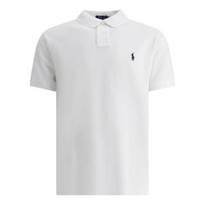 POLO RALPH LAUREN 710666998002WHITE Pique polo shirt