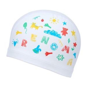 레노마수영복 HC04 남여 아동 공용 일러스 폴리텍스 수모 RC2F754(WH,BK)