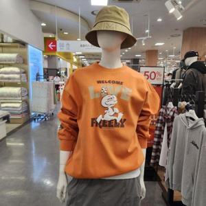 인터크루 HC10 남여,플로라프린트맨투맨 ITZ3TM33A