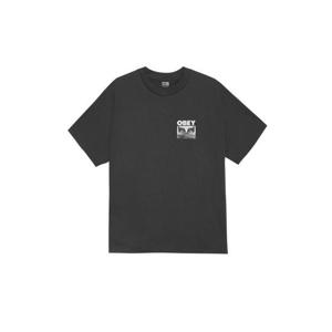 오베이 반팔 티셔츠 165264223 VINTAGE BLACK