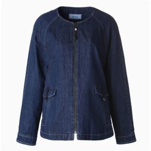 [벨리시앙]데님 라운드넥 집업자켓 JK3306