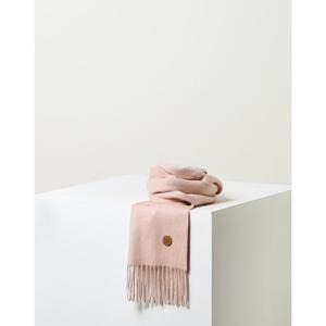 [헤지스]HJMU5F503P2_남여공용 핑크 단색  캐시미어 머플러