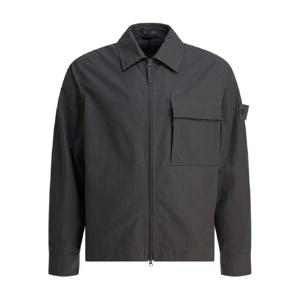 25 FW 스톤아일랜드 패치 포켓 집업 셔츠 재킷 1200018S00F1 TP442875082