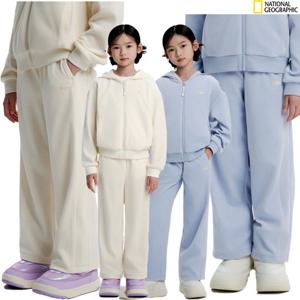 [내셔널지오그래픽키즈] 와이드핏 벨로아 트레이닝 팬츠 K254GPT040