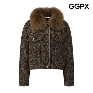 GGPX  폭스퍼 탈부착 레오파드 자켓 (GP9JK025F)