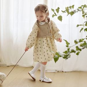 [밍크뮤]IV 쁘띠플라워베스트SET원피스 35C1540002 35C15-400-02 출산백일돌선물