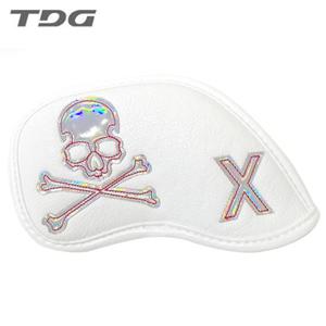 (티디지) 데스스컬 화이트닝 아이언 커버 데스스컬커버 아이언커버 아이언헤드커버 골프클럽커버