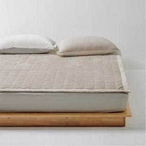 [JAJU/자주] 밍크 플리스 고정밴드 패드 Q 베이지