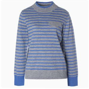 [벨리시앙]배색포인트 스트라이프니트 KT4408