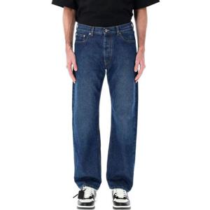 오프화이트 데님 팬츠 OMYA138C99DEN001 4400 MEDIUM BLUE