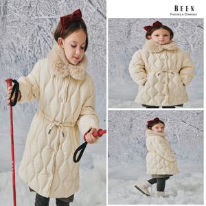 [빈]BZ64JP01LB 라이트 베이지 롱다운 점퍼