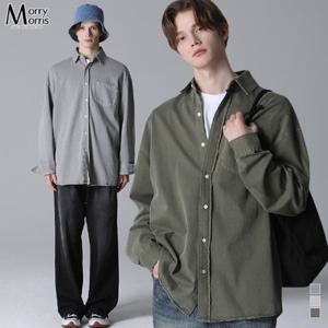 [더블유쇼핑][모리모리스(Morry Morris)] 오버핏 피크먼트 셔츠_