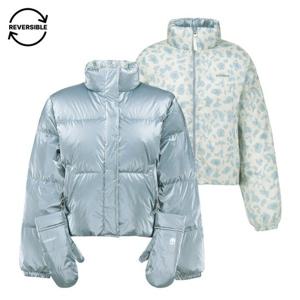 [하이드로겐] 여성 리버시블 숏 다운 자켓_ H21D4JD128_BL