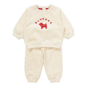 [블루독베이비8] 25FW  (IV)벨로아 상하세트A HJ (45C7067208) (BLUEDOG BABY 유아 출산 백일 선물 도트 강