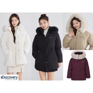 디스커버리 25년 F/W 여성 FUR 켈리 구스 미들다운 자켓 DWDJ98056GJ