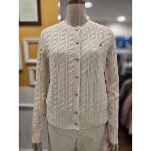 BCBG 세이브존01 케이블 라운드넥 가디건 B5D9K201