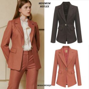 [미니멈]MD 울98 테일러드 원버튼 싱글 자켓 MD MXDAWJ0280_CJ