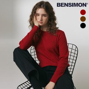 [벤시몽] 25FW 여성 아뜰리에 케이블 니트 3종 택1