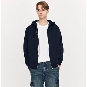 [지오다노] 남성 무지 기모 브러시드 테리 후드 집업 티셔츠 025924