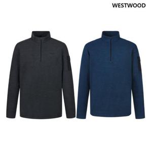 웨스트우드 HC27 맨 기모 아웃도어 기본 집업티 WP4MTTS333