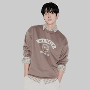 [프로젝트엠]공용) 프로젝트멍 세미오버핏 기모 플리스 맨투맨 티셔츠_EPF4TR3950