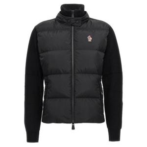 25 FW 몽클레어 그레노블 패디드 니트 가디건 블랙 9B00004M1122