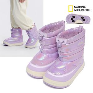 내셔널지오그래픽키즈 부츠 K254KWT023 028 여아 밍글 샤인 털 글로시 패딩 방수 230 딜