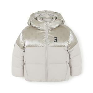 MLB키즈  글로시 모노그램 구스다운 숏패딩CL (7ADJM0456-43BGM)