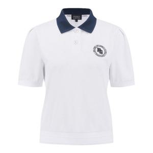 파리게이츠골프반팔티 NQC 521E1TO304_WH 여성 퍼프 커프스 조직감 반팔 티셔츠