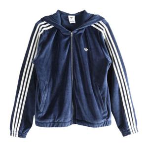 아디다스 바이 웨일즈보너 로고 자수 후드 집업 KG3624 COLLEGI