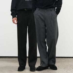 MAN 클래식 원턱 와이드 슬랙스 [3COL] / SBE4M11007